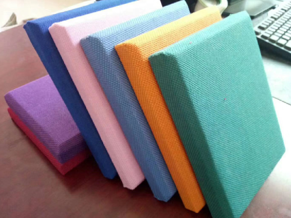 布艺软包玻璃棉吸音板